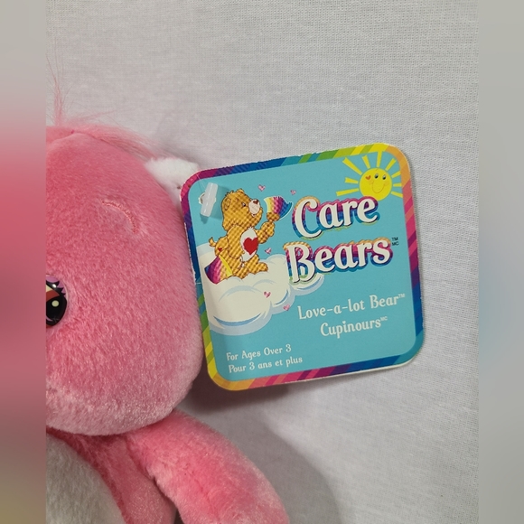 Care bears Love a Lot bear New with tags Pink 2003 Vintage - Picture 2 of 7